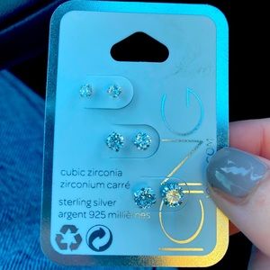 Sterling silver earrings